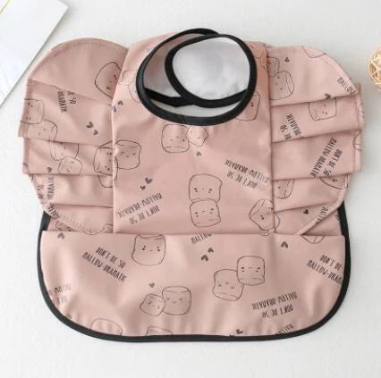 Baby Meal Pocket Angel Wing PU Waterproof Bib - globaltradeleader