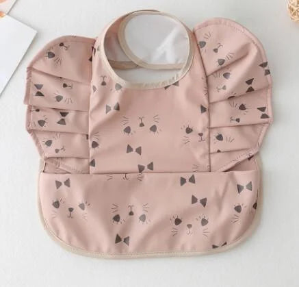 Baby Meal Pocket Angel Wing PU Waterproof Bib - globaltradeleader