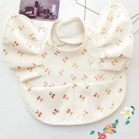 Baby Meal Pocket Angel Wing PU Waterproof Bib - globaltradeleader
