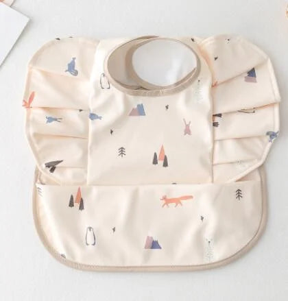 Baby Meal Pocket Angel Wing PU Waterproof Bib - globaltradeleader