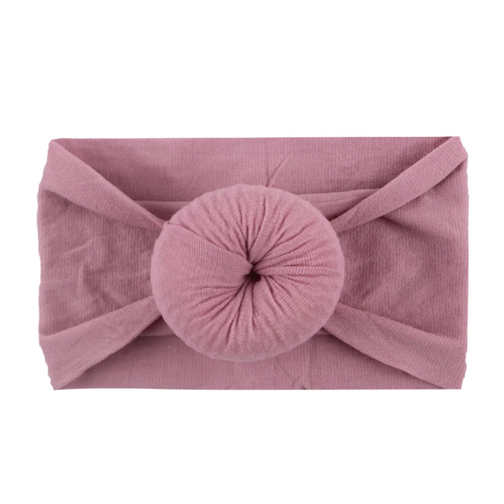 Baby Nylon Children's Soft Ball Stockings Wide Hair Band Turban - globaltradeleader