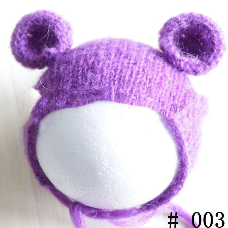 Baby Photo Soft Hat Photography Props Handmade Knitting Mohair - globaltradeleader