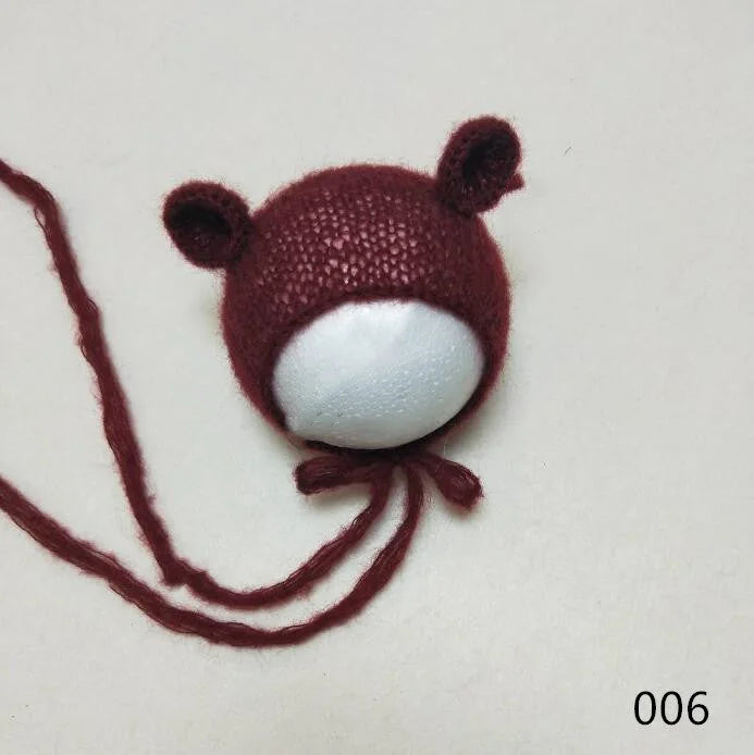 Baby Photo Soft Hat Photography Props Handmade Knitting Mohair - globaltradeleader