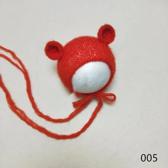 Baby Photo Soft Hat Photography Props Handmade Knitting Mohair - globaltradeleader