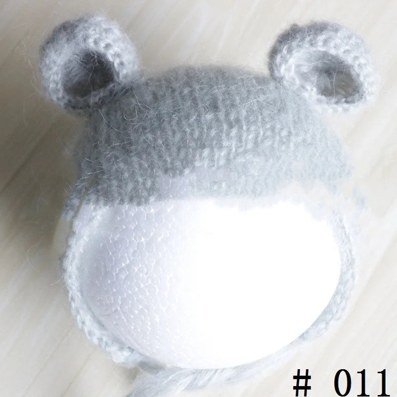 Baby Photo Soft Hat Photography Props Handmade Knitting Mohair - globaltradeleader