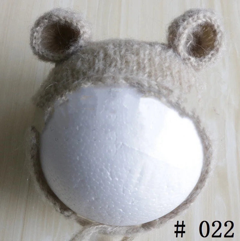 Baby Photo Soft Hat Photography Props Handmade Knitting Mohair - globaltradeleader