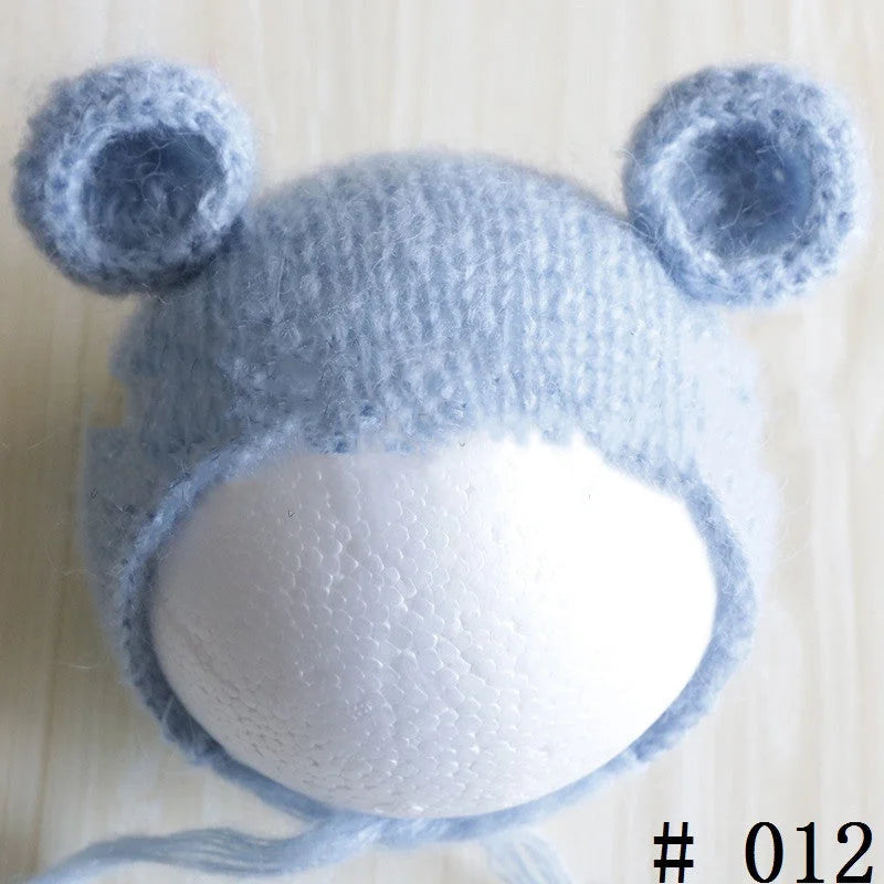 Baby Photo Soft Hat Photography Props Handmade Knitting Mohair - globaltradeleader
