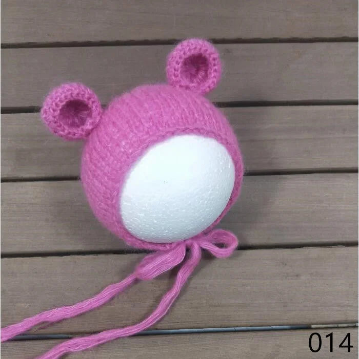 Baby Photo Soft Hat Photography Props Handmade Knitting Mohair - globaltradeleader