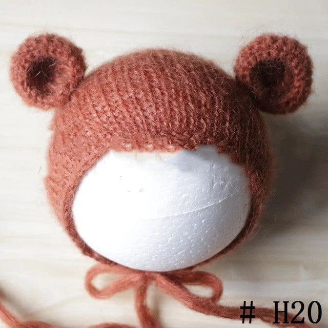 Baby Photo Soft Hat Photography Props Handmade Knitting Mohair - globaltradeleader