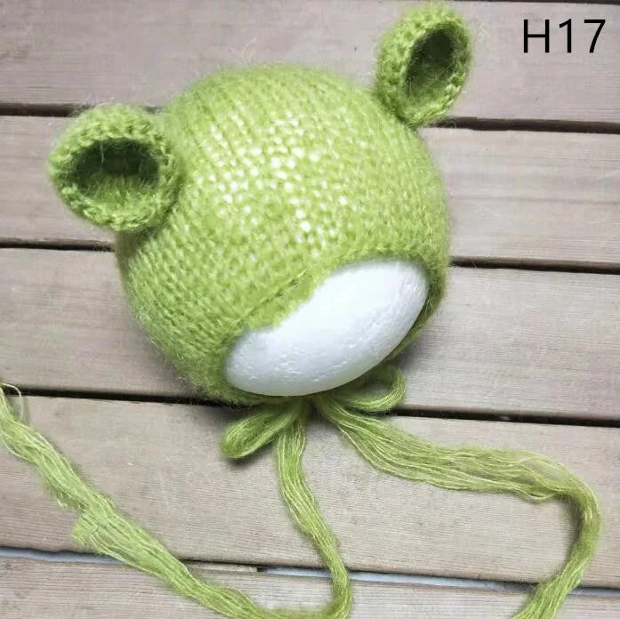 Baby Photo Soft Hat Photography Props Handmade Knitting Mohair - globaltradeleader