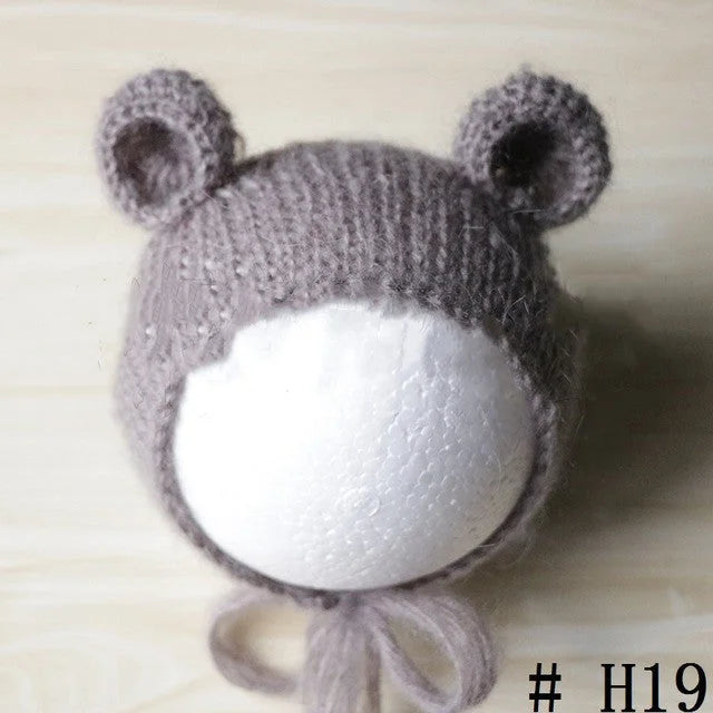 Baby Photo Soft Hat Photography Props Handmade Knitting Mohair - globaltradeleader