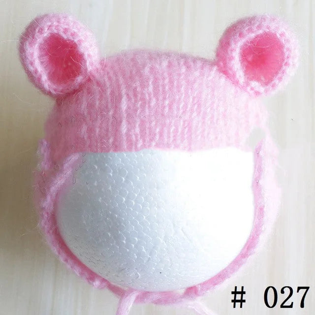 Baby Photo Soft Hat Photography Props Handmade Knitting Mohair - globaltradeleader