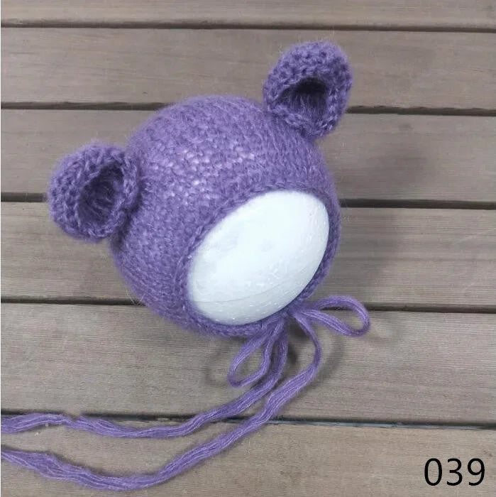 Baby Photo Soft Hat Photography Props Handmade Knitting Mohair - globaltradeleader