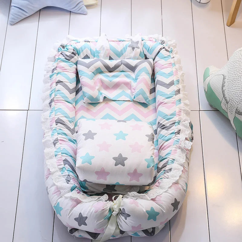 Baby Portable Removable And Washable Bed With Quilt - globaltradeleader