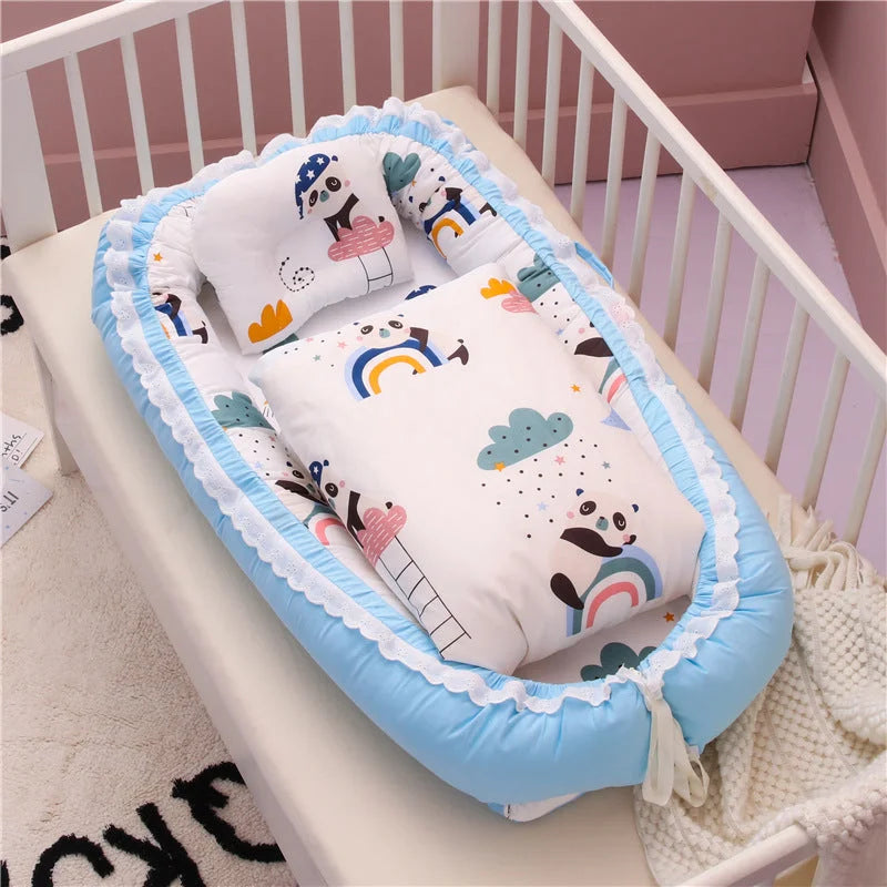 Baby Portable Removable And Washable Bed With Quilt - globaltradeleader