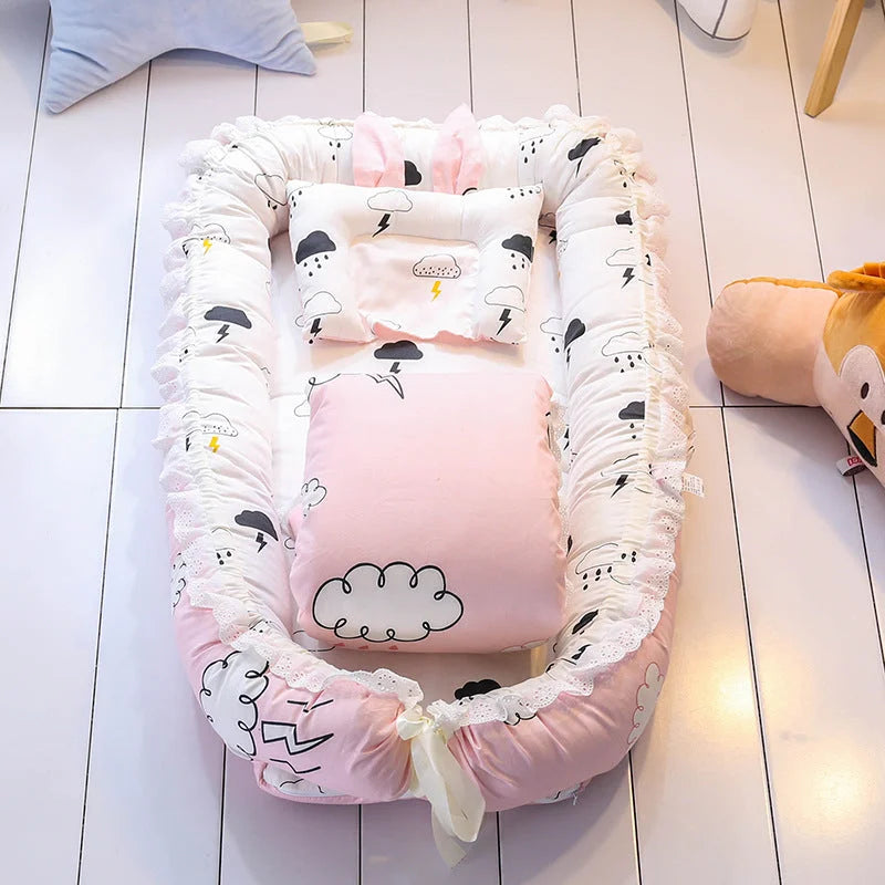 Baby Portable Removable And Washable Bed With Quilt - globaltradeleader