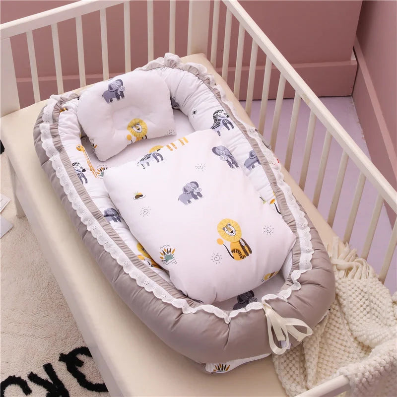 Baby Portable Removable And Washable Bed With Quilt - globaltradeleader