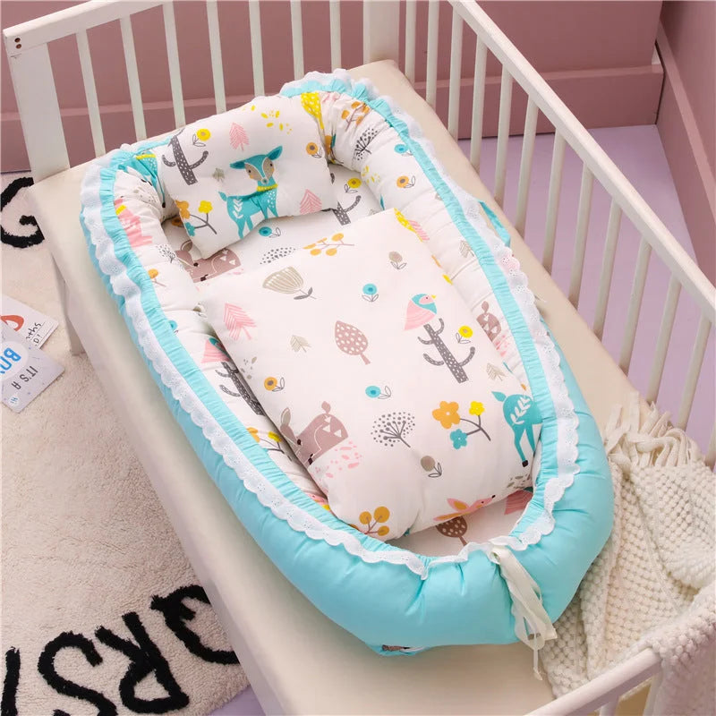 Baby Portable Removable And Washable Bed With Quilt - globaltradeleader