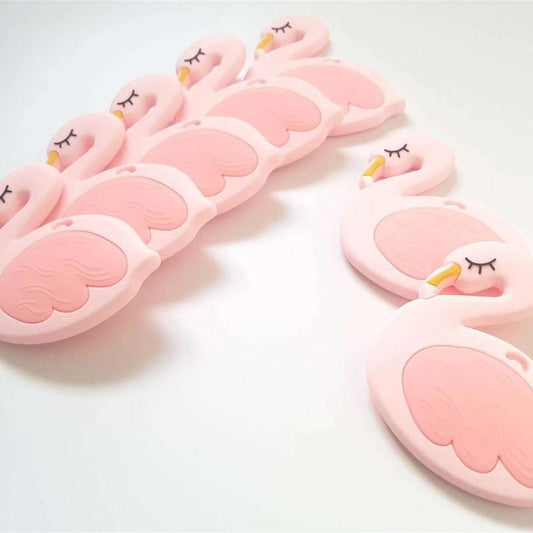 Baby Silicone Cartoon Swan Chew Molar Toy - globaltradeleader