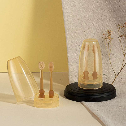 Baby Silicone Milk Toothbrush Tongue Coating Oral Cleaning - globaltradeleader