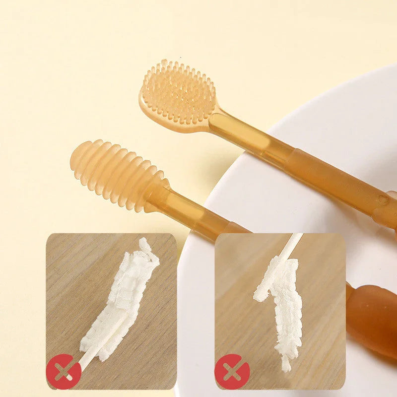 Baby Silicone Milk Toothbrush Tongue Coating Oral Cleaning - globaltradeleader