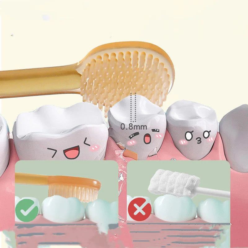 Baby Silicone Milk Toothbrush Tongue Coating Oral Cleaning - globaltradeleader