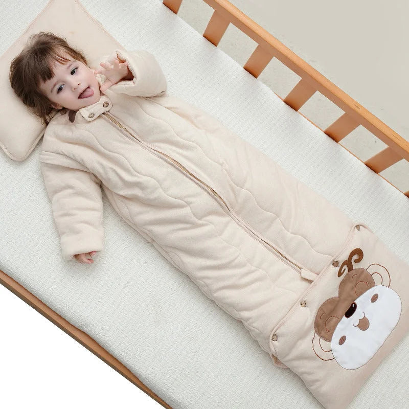 Baby Sleeping Bag Autumn And Winter Pure Cotton Quilt - globaltradeleader