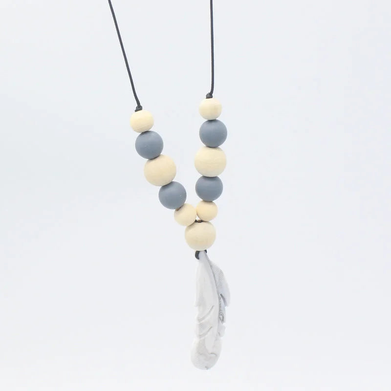 Baby Soothing Teether Protects Safety Baby Teether Necklace - globaltradeleader