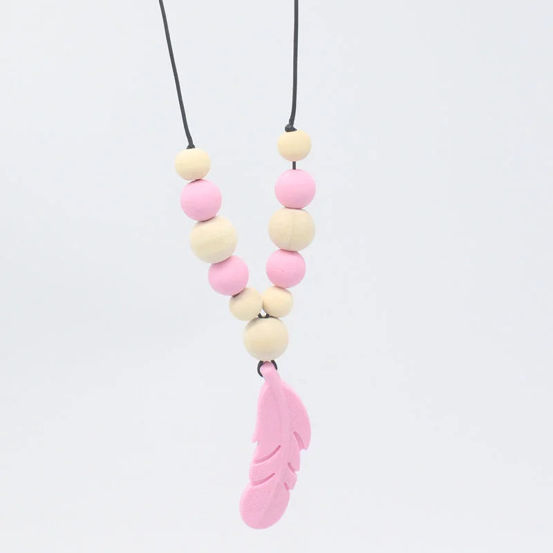Baby Soothing Teether Protects Safety Baby Teether Necklace - globaltradeleader