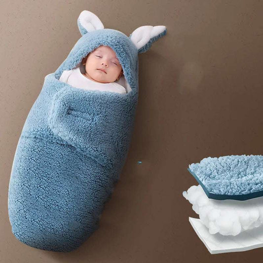 Baby's Anti-shock Wrapped In Sleeping Bag Swaddled By Baby - globaltradeleader