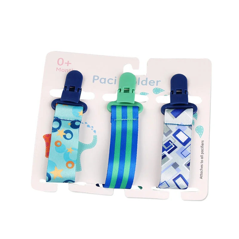 Cartoon Pattern Combination Three Packs Of Baby Pacifier Teether To Prevent Falling - globaltradeleader
