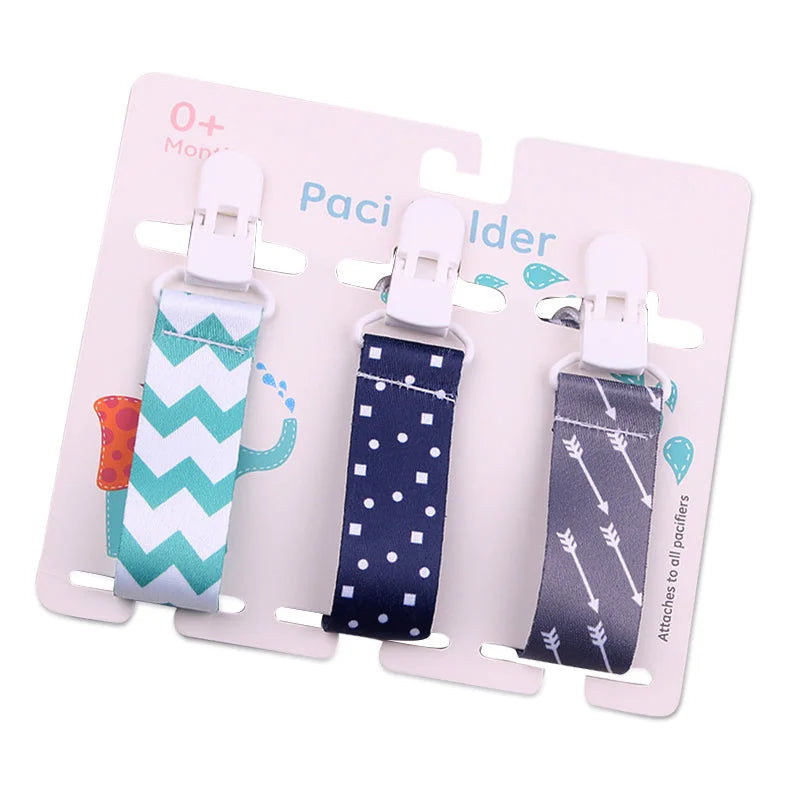 Cartoon Pattern Combination Three Packs Of Baby Pacifier Teether To Prevent Falling - globaltradeleader