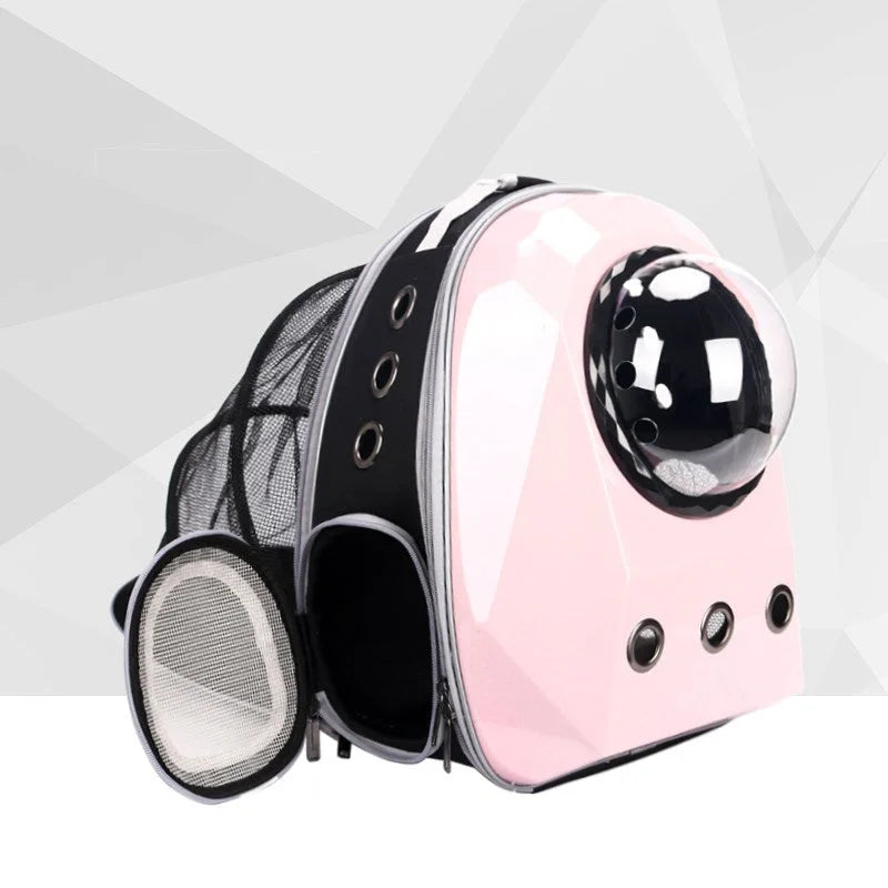 Cat Carrier Bags Breathable Pet Carriers Dog Cat Backpack Travel Space Capsule Cage Pet Transport Bag Carrying Portable Outdoor - globaltradeleader