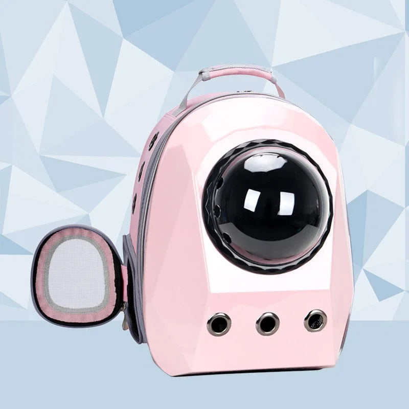 Cat Carrier Bags Breathable Pet Carriers Dog Cat Backpack Travel Space Capsule Cage Pet Transport Bag Carrying Portable Outdoor - globaltradeleader