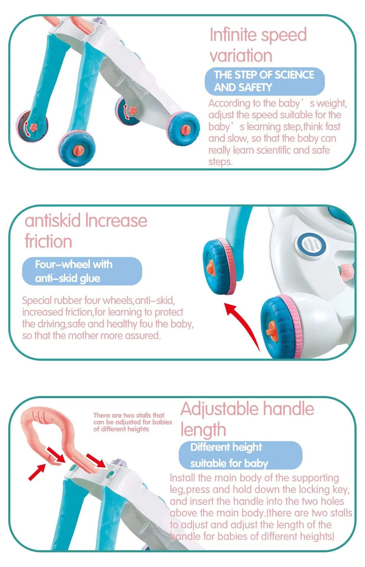 Children's Stroller With Music To Assist Walking - globaltradeleader