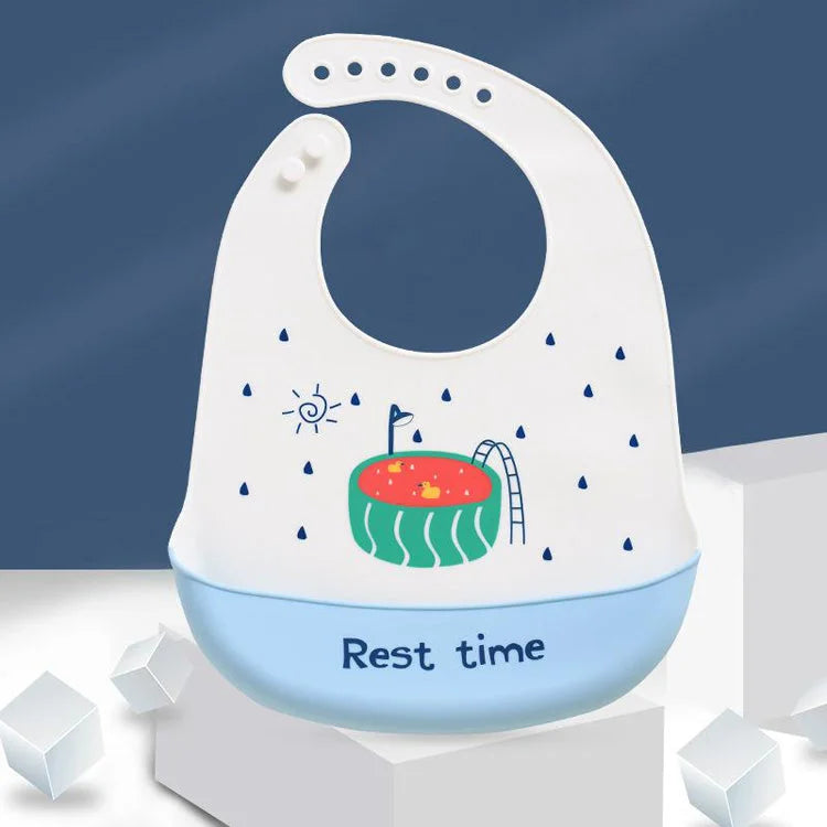 Children's Waterproof Three-dimensional Meal Pocket Bib - globaltradeleader