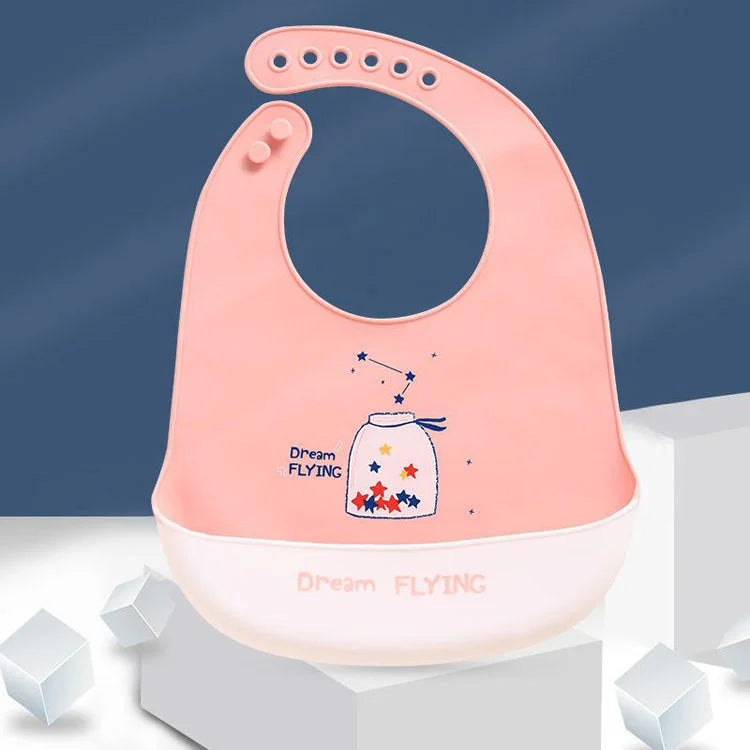 Children's Waterproof Three-dimensional Meal Pocket Bib - globaltradeleader