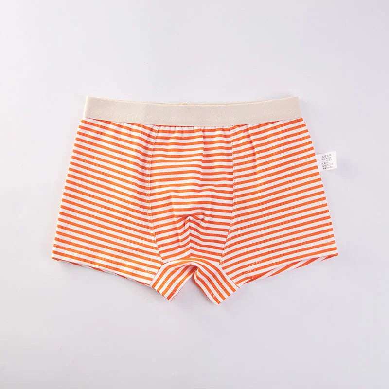 Class A Cotton Boxer Stripe Boxer Children's Briefs - globaltradeleader