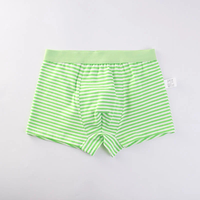 Class A Cotton Boxer Stripe Boxer Children's Briefs - globaltradeleader