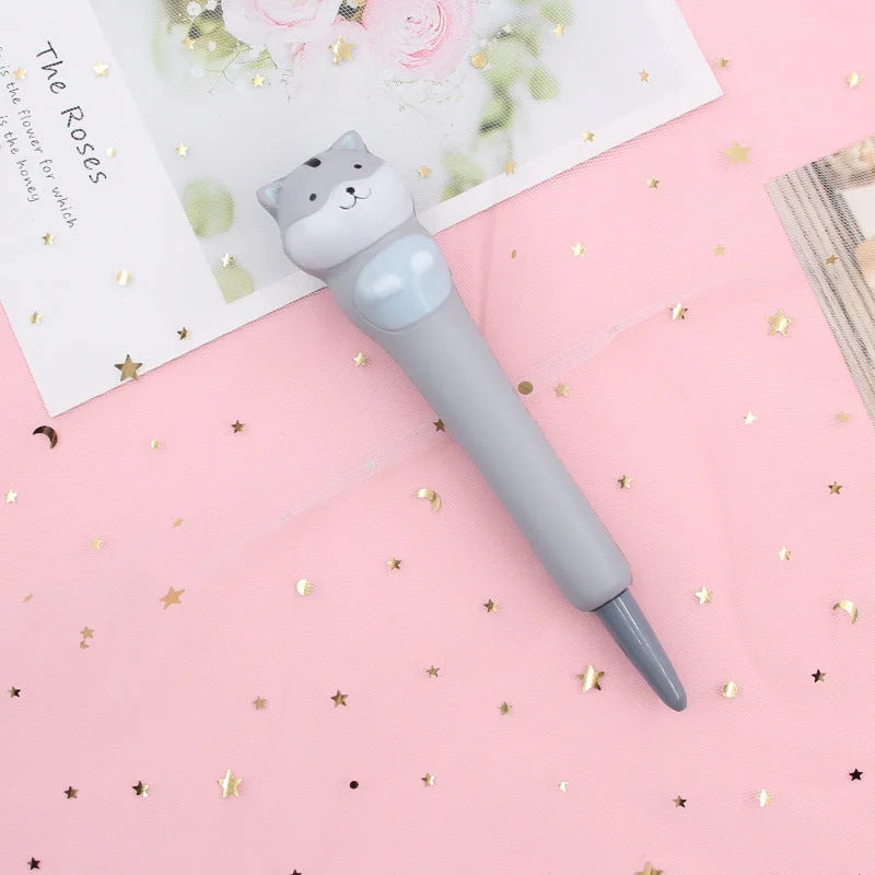 Compatible with Apple , Vent Pen Pressure Pen Creative Cartoon Soft Students Use Pinch Pen Cute Super Cute Gel Pen Decompression Pen - globaltradeleader