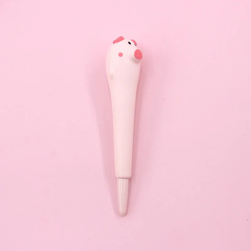 Compatible with Apple , Vent Pen Pressure Pen Creative Cartoon Soft Students Use Pinch Pen Cute Super Cute Gel Pen Decompression Pen - globaltradeleader