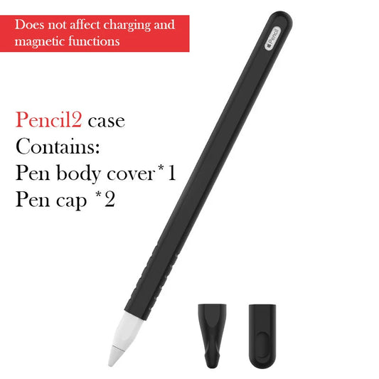 Compatible with Apple, Ipad Capacitor Pen Case II Stylus Silicone Case - globaltradeleader