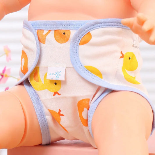 Cotton Cartoon Printed Cloth Diaper Washable Baby Diaper - globaltradeleader