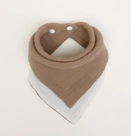 Cotton Crepe Baby Triangle Saliva Towel - globaltradeleader