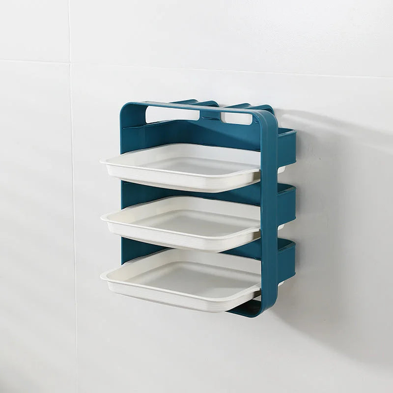 Creative Household Wall-mounted Shelf Kitchen Side Tray - globaltradeleader