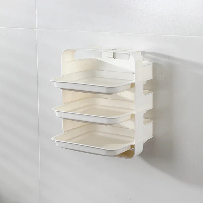 Creative Household Wall-mounted Shelf Kitchen Side Tray - globaltradeleader