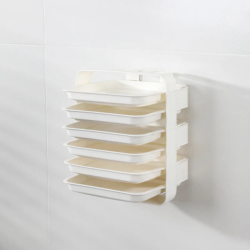 Creative Household Wall-mounted Shelf Kitchen Side Tray - globaltradeleader