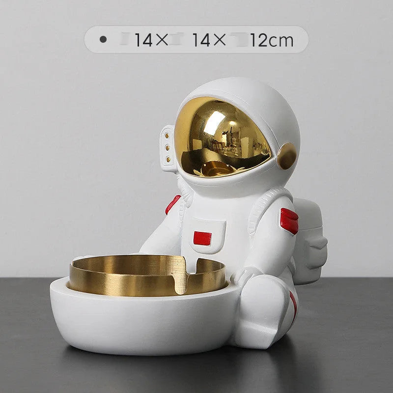 Creative Personality Astronaut Astronaut Resin Ashtray Ornament - globaltradeleader