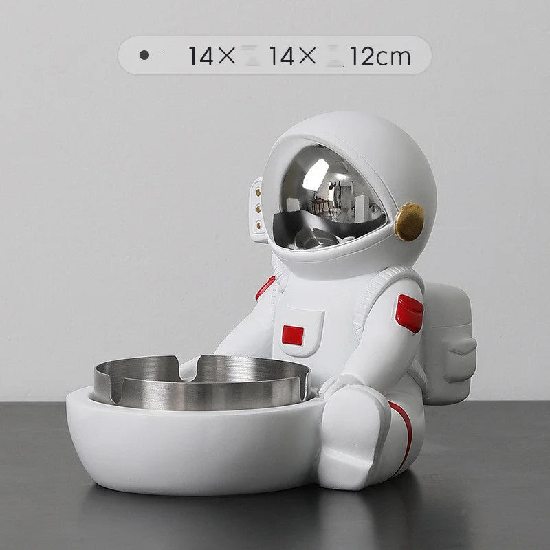 Creative Personality Astronaut Astronaut Resin Ashtray Ornament - globaltradeleader