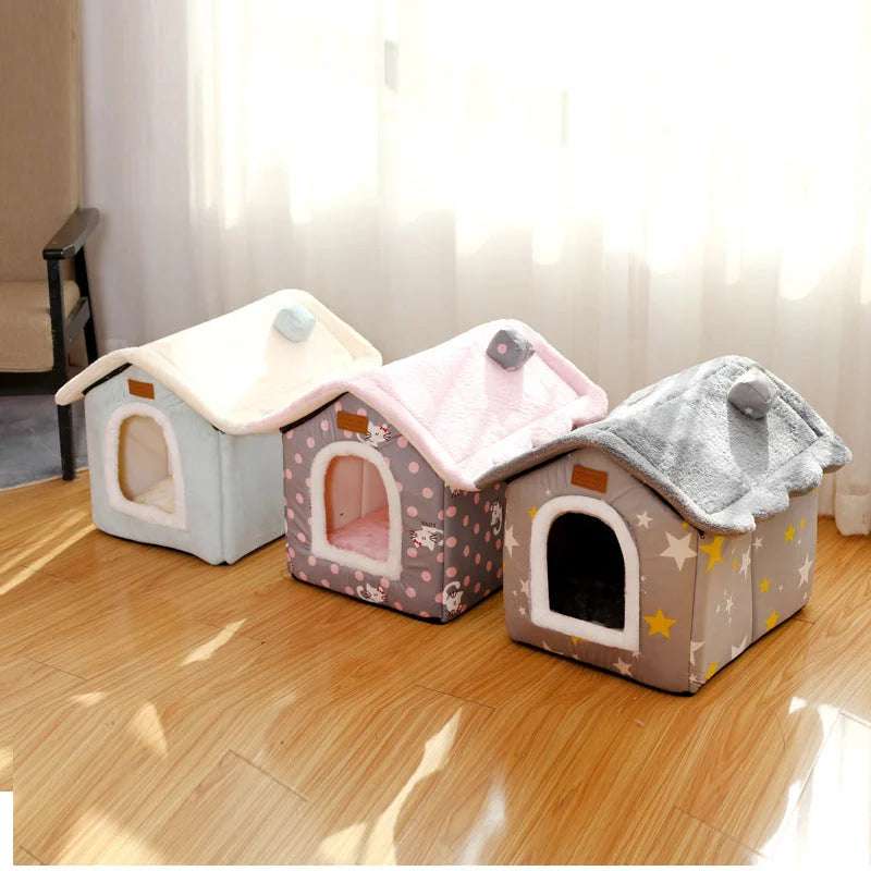 Creative Pet Nest Removable And Washable House-type Cat Nest - globaltradeleader